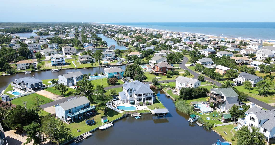 Sandbridge Aerial View